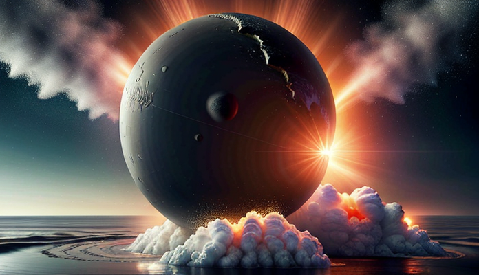 A massive asteroid hit the North Sea and triggered a 330-foot tsunami