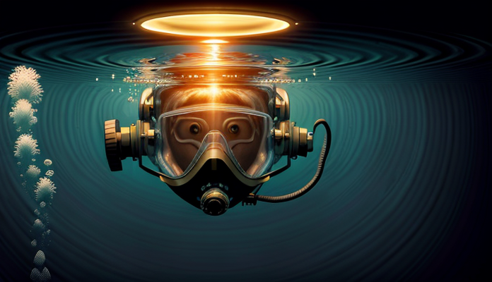 Printing an Underwater Diving Helmet With Floating Air Supply