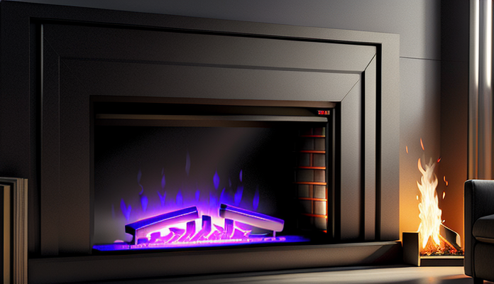 Simulating a glowing fireplace with an RP2040